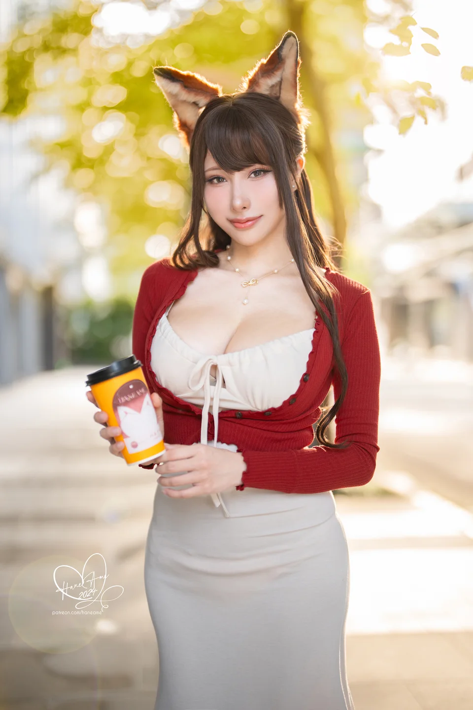 雨波_HaneAme_24年11月订阅_原創_寵物女友_秋日狐狸女友咖啡_46P_3V 1 (26).webp